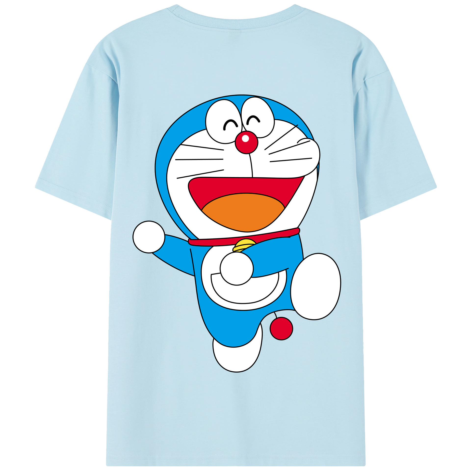 （画像用） ドラえもん Doraemon 綿100％半袖Tシャツ（背面プリント）